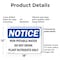 Signmission Non-Potable Water Do Not Drink Plant Nutrients, 18 in W x Rectangle, Plastic OS-2PACK-NS-P-1218-L-15090 - alternate 2